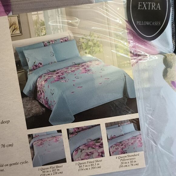 💯🔥PEARL BAY by STEVE MADDEN QUEEN SIZE 6 PIECE SHEET SET MSRP $139.99 🔥🔥NE - Picture 3 of 6